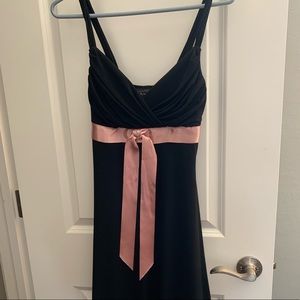 Black Dress Lace Bottom